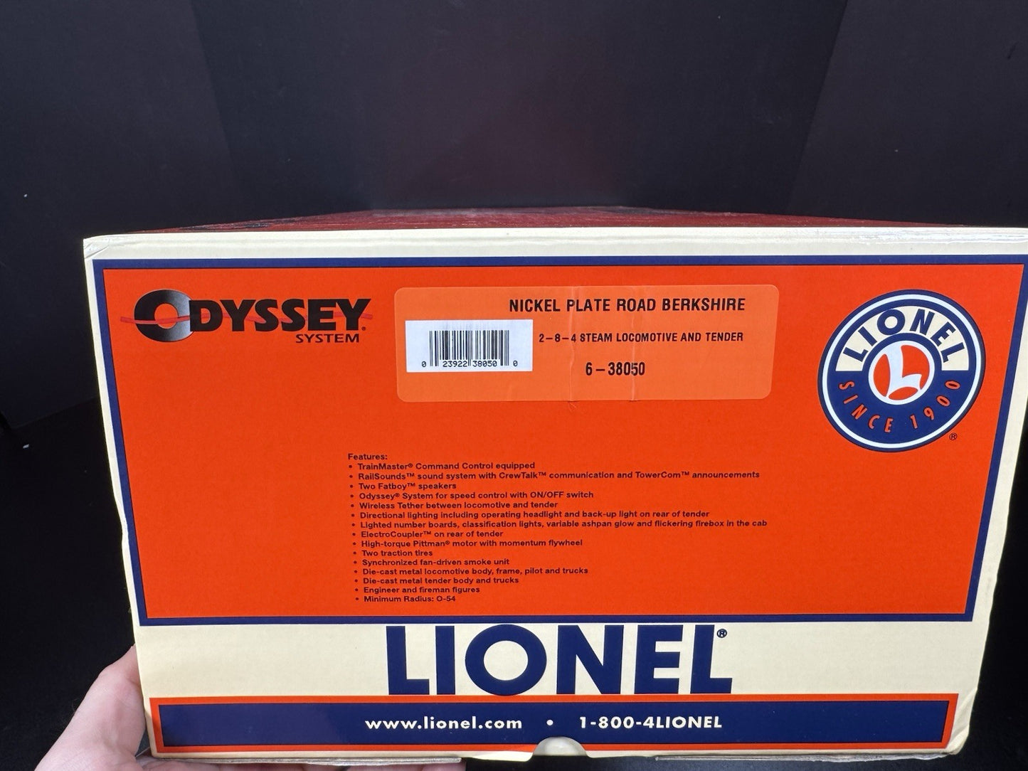 Lionel 638050 TMCC Nickel Plate Road NKP 284 Berkshire steam engine #779 EX12