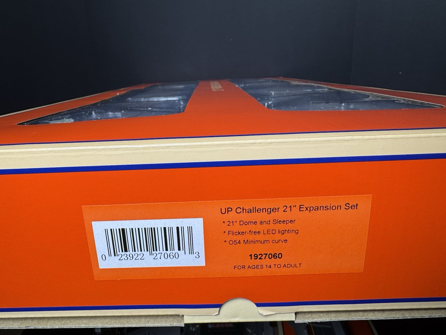 Lionel 1927070 Union Pacific UP 21" excursion 2-car expansion set LNIB14