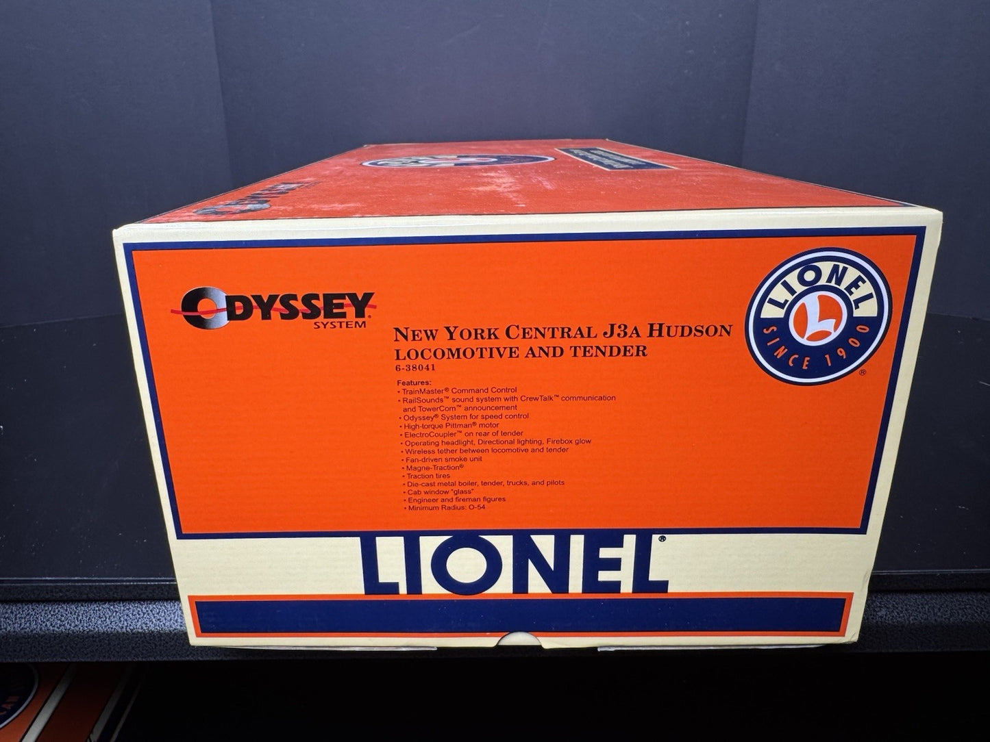 Lionel 6-38041 TMCC New York Central NYC J-3A Hudson steam engine #5433 LNIB15
