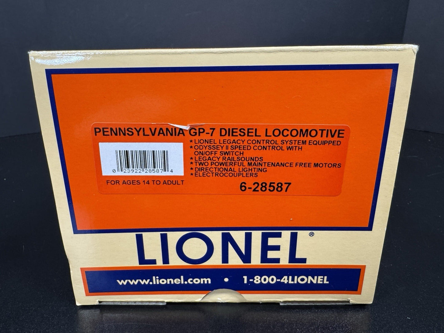 Lionel LEGACY 6-28587 Pennsylvania PR GP-7 diesel engine #8510 EX14