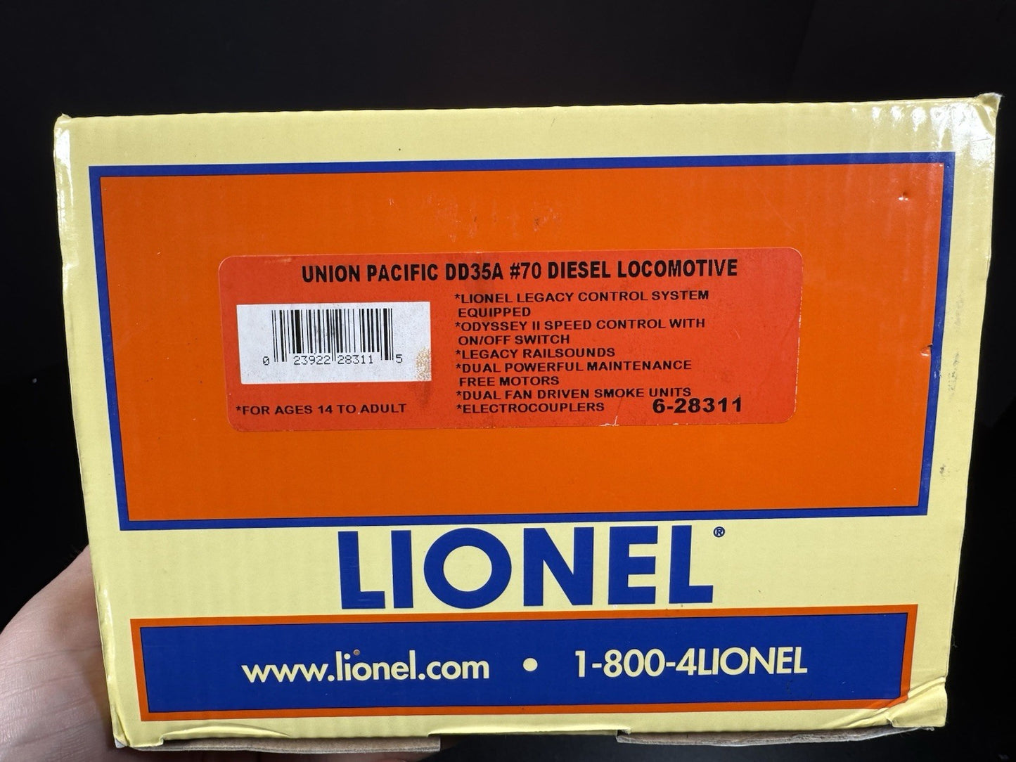 Lionel LEGACY 6-28311 Union Pacific UP DD35A diesel engine #70 LNIB13