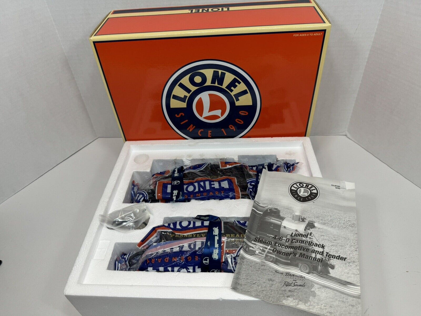Lionel 6-28756 TMCC Pennsylvania Reading PRSL Camelback Steam loco #6000 EX