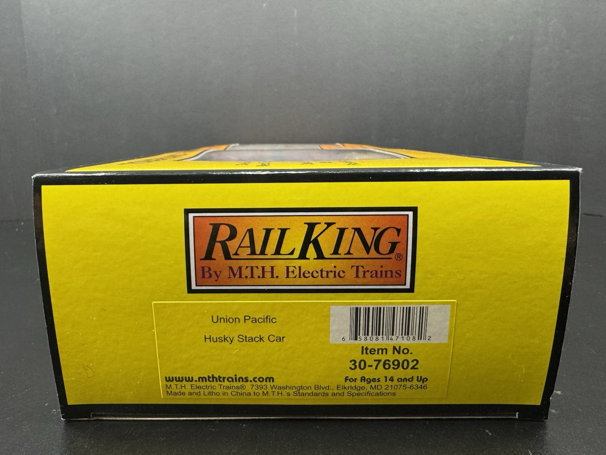 MTH RailKing 30-76902 Union Pacific UP husky stack car w containers LNIB9