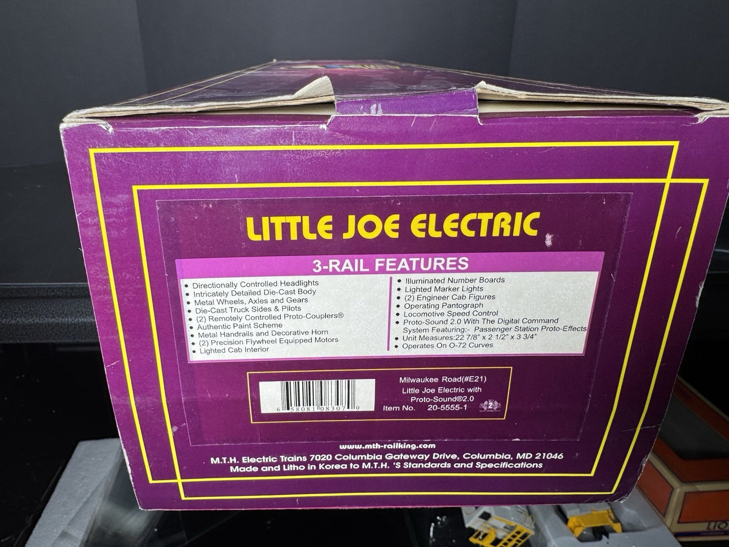 MTH 20-5555-1 Milwaukee Road Little Joe electric engine #E21 PS2 BCR EX16