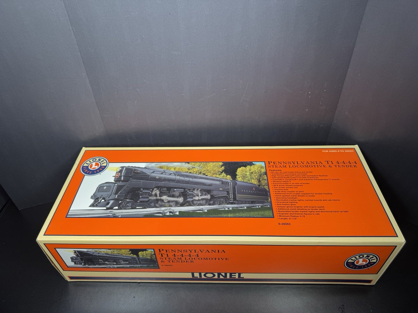 Lionel 6-28063 TMCC Pennsylvania PRR T1 4-4-4-4 Duplex steam engine #5511 LNIB13