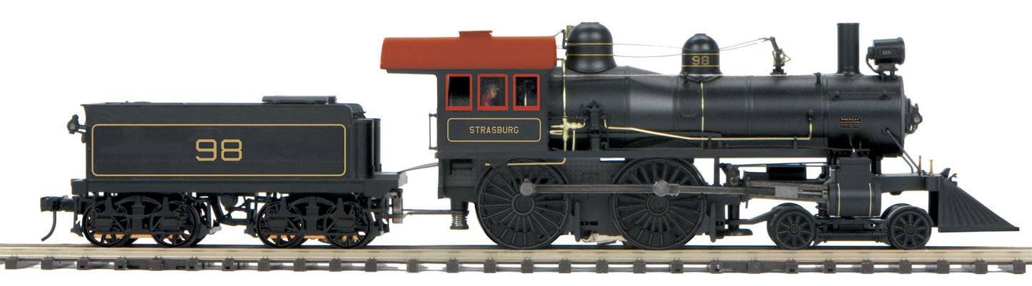 MTH 20-30101-1 Strasburg Rail Road 4-4-0 American steam engine #98 PS3 NEW