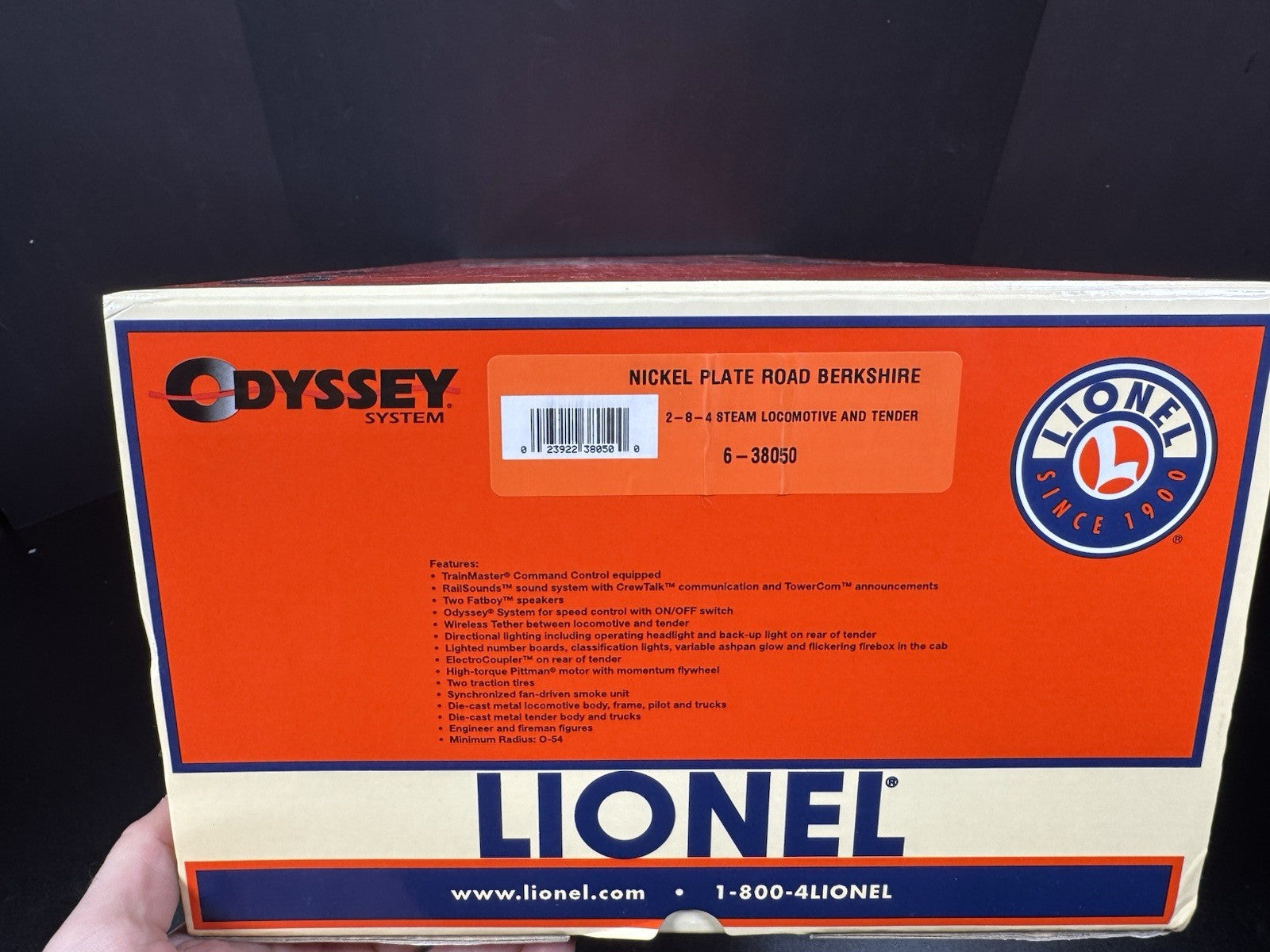 Lionel 638050 TMCC Nickel Plate Road NKP 284 Berkshire steam engine #779 EX12