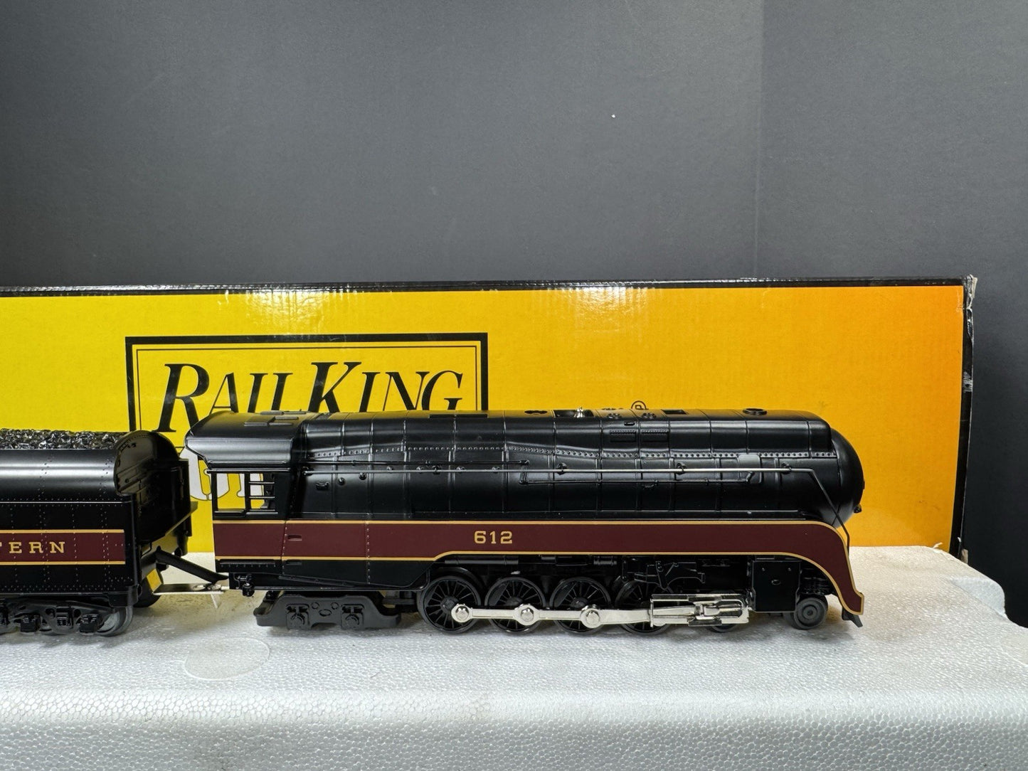 MTH RailKing 30-4184-1E Norfolk & Western J-class steam engine #612 PS2 BCR LNIB7