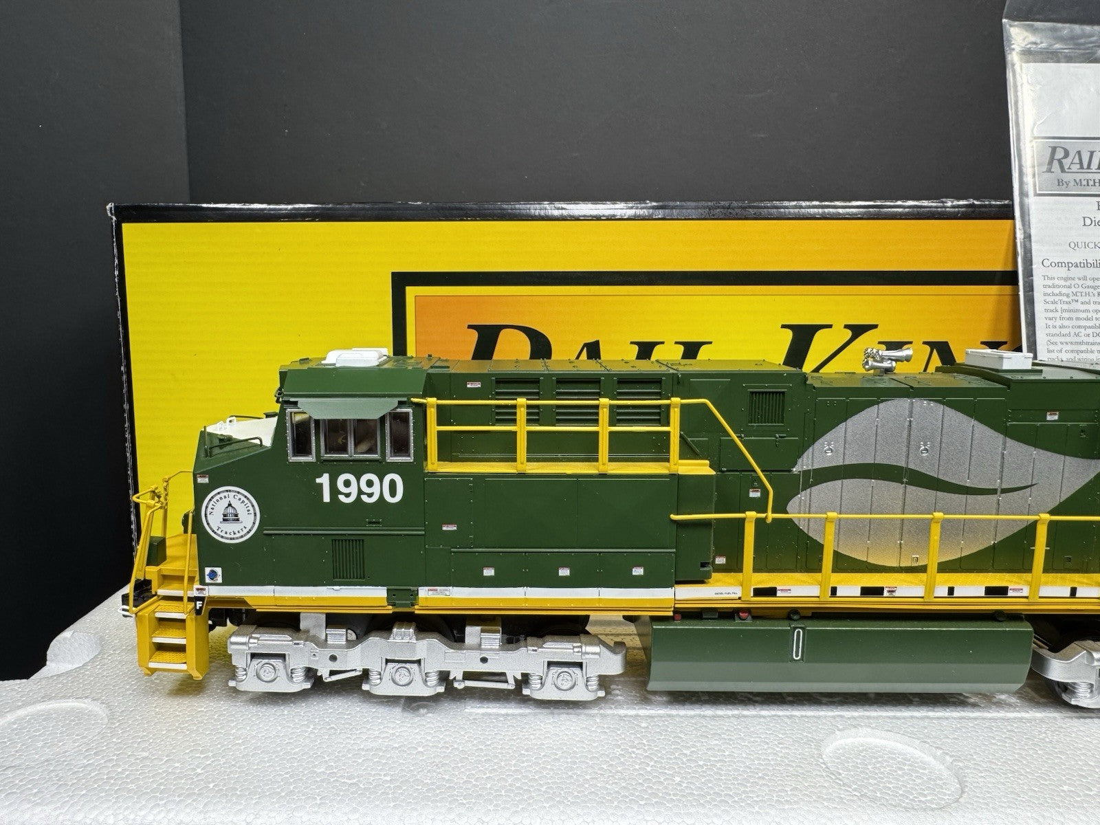 MTH RailKing 30-20480-1 National Capital Trackers ES44AC diesel engine PS3 NIB2