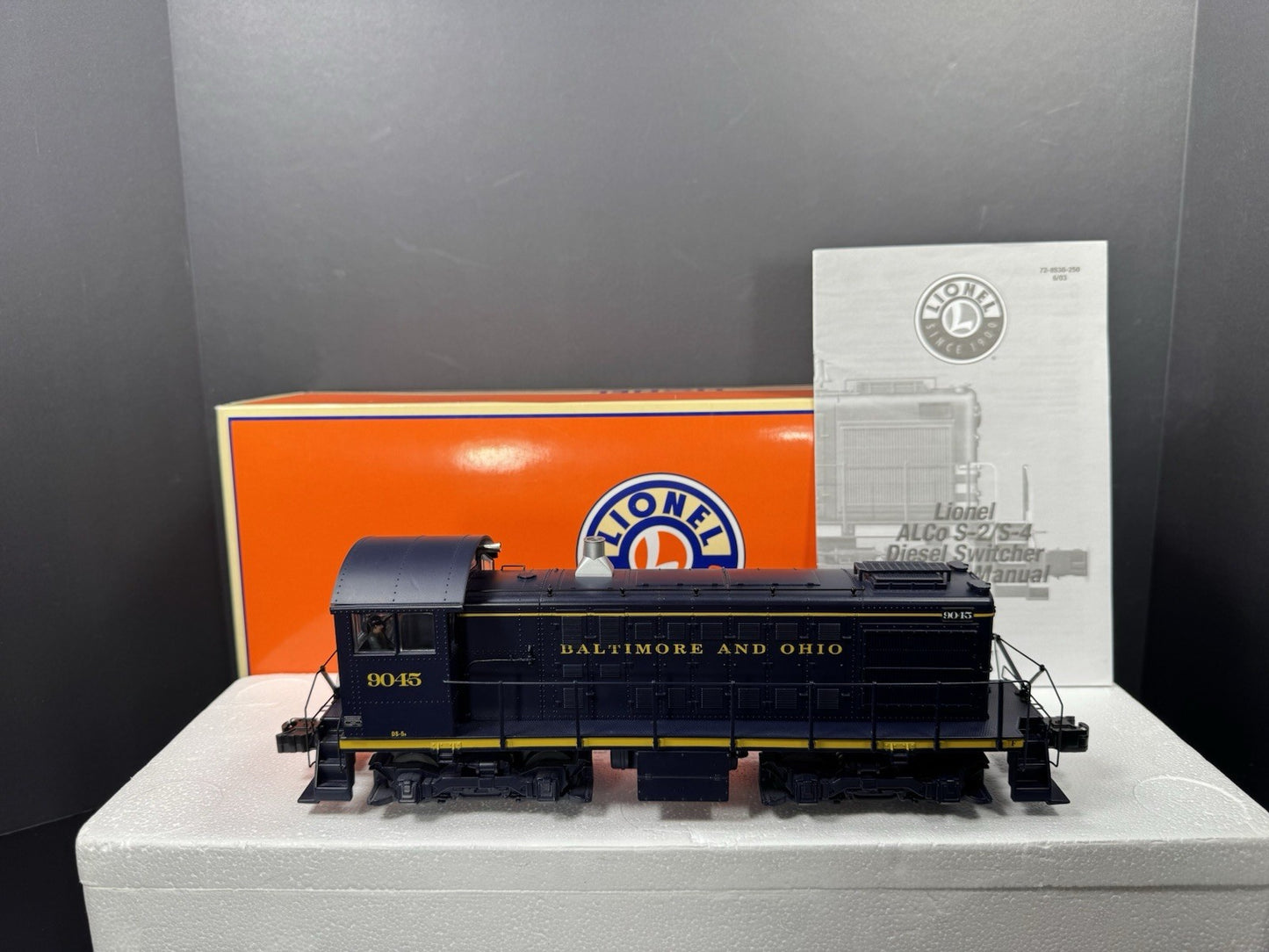 Lionel 6-28539 TMCC Baltimore & Ohio B&O S-2 diesel switcher engine #9045 LNIB4