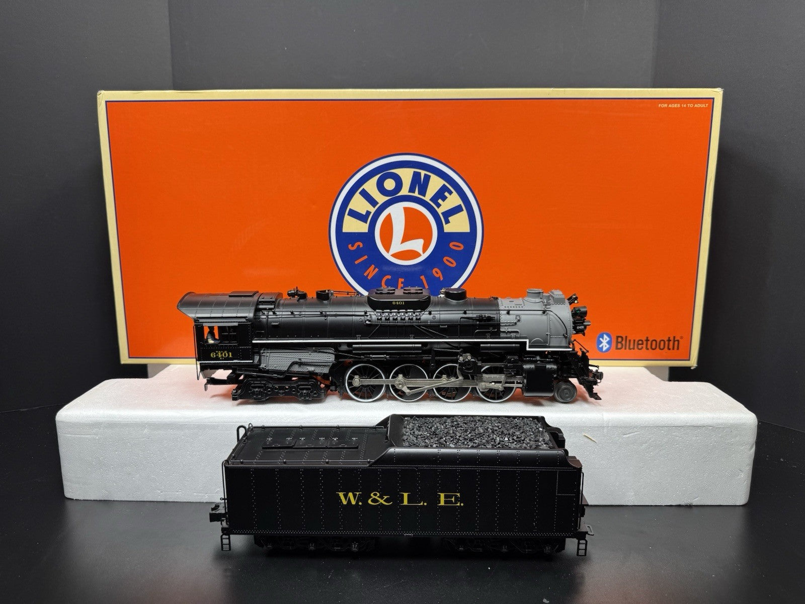 Lionel LEGACY 6-84690 Wheeling & Lake Erie Berkshire steam engine #6401 LNIB6