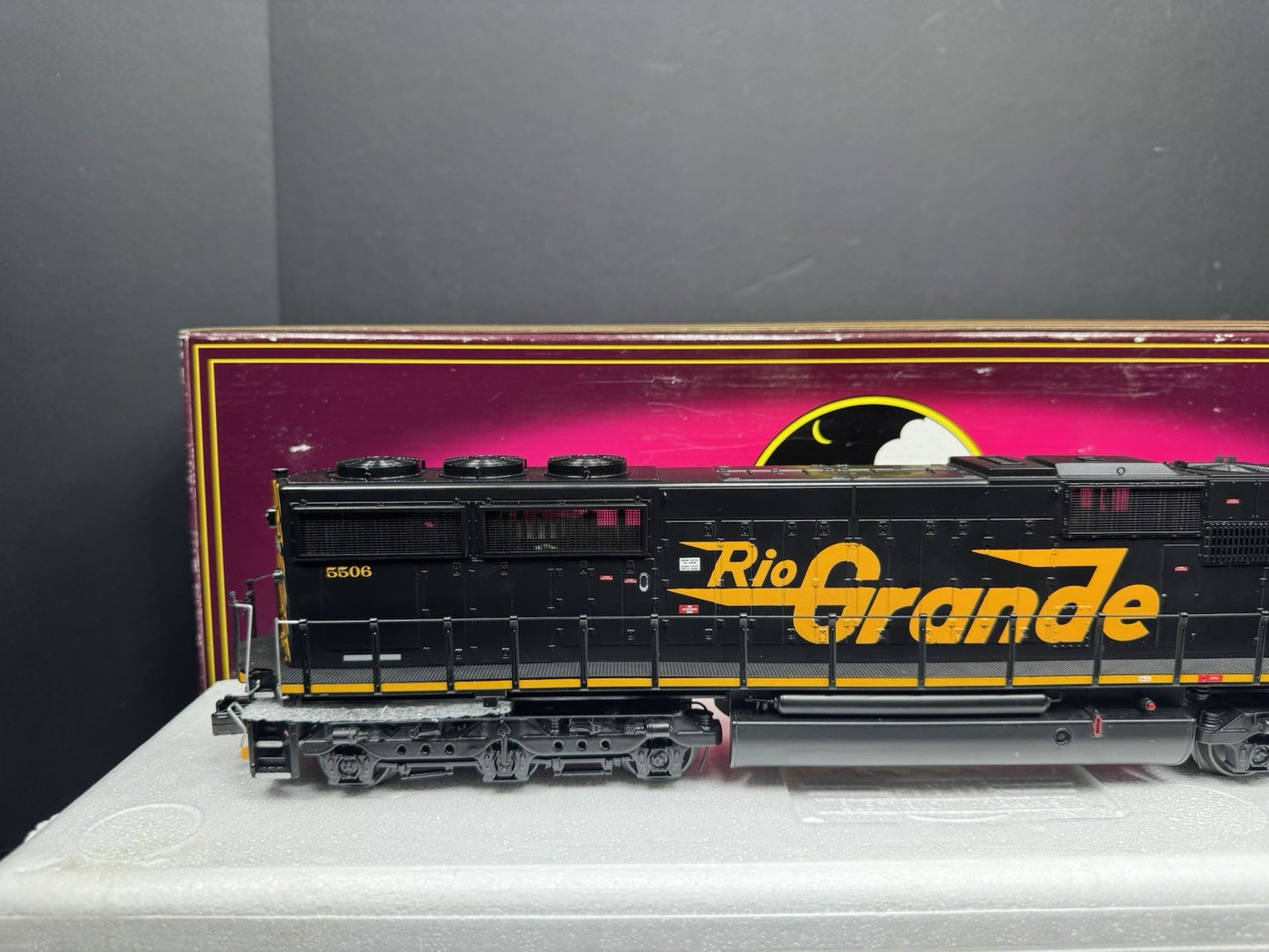 MTH 20-2579-1 Denver & Rio Grande SD50 diesel engine #5506 PS2 BCR LNIB7