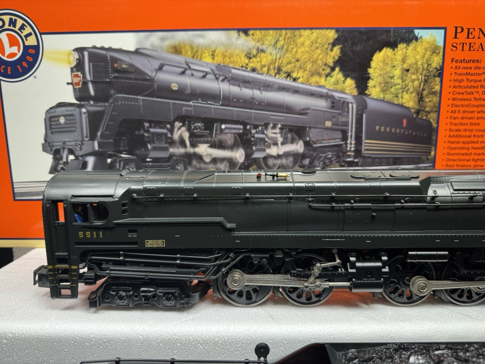 Lionel 6-28063 TMCC Pennsylvania PRR T1 4-4-4-4 Duplex steam engine #5511 LNIB8