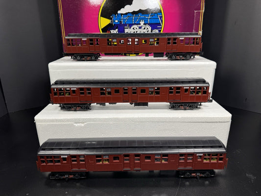 MTH 20-2675-3 BMT Standards subway nonpowered 3-car add-on set LNIB0