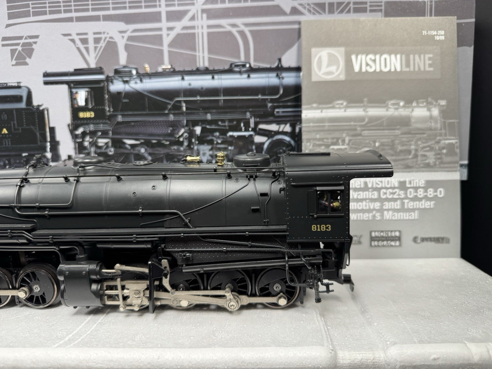 Lionel VISIONLINE 6-11154 Pennsylvania PRR 0-8-8-0 CC2 steam engine #8183 LNIB3