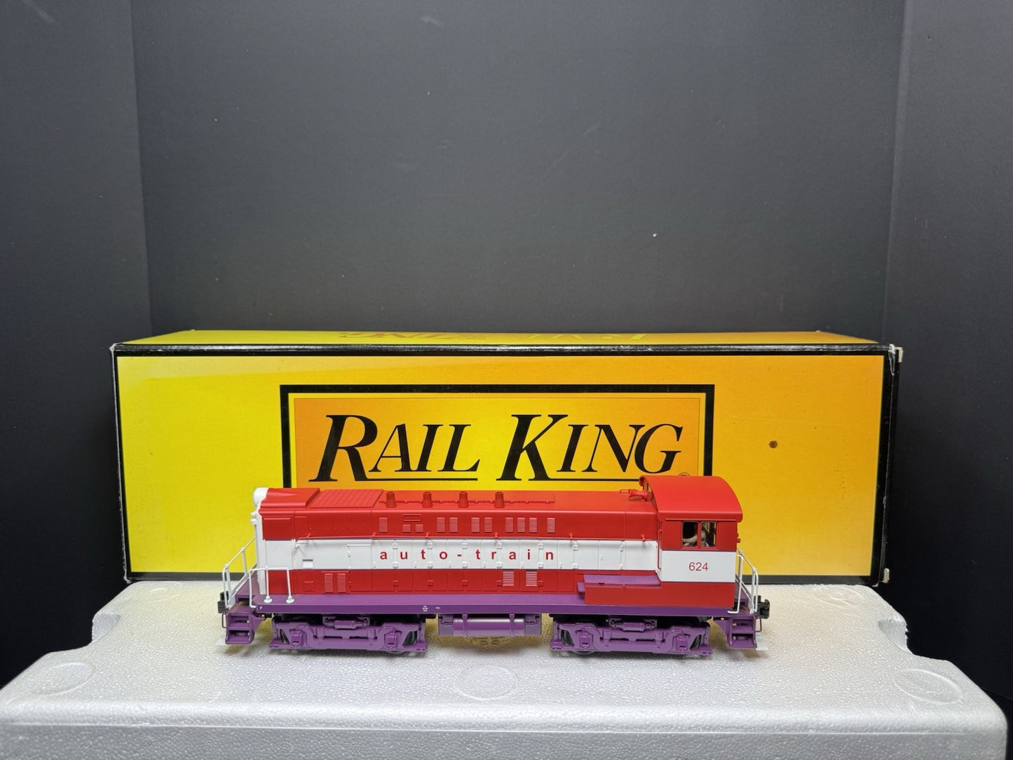 MTH RailKing 30-2930-1 Auto Train VO-1000 diesel engine #625 PS2 BCR LNIB0