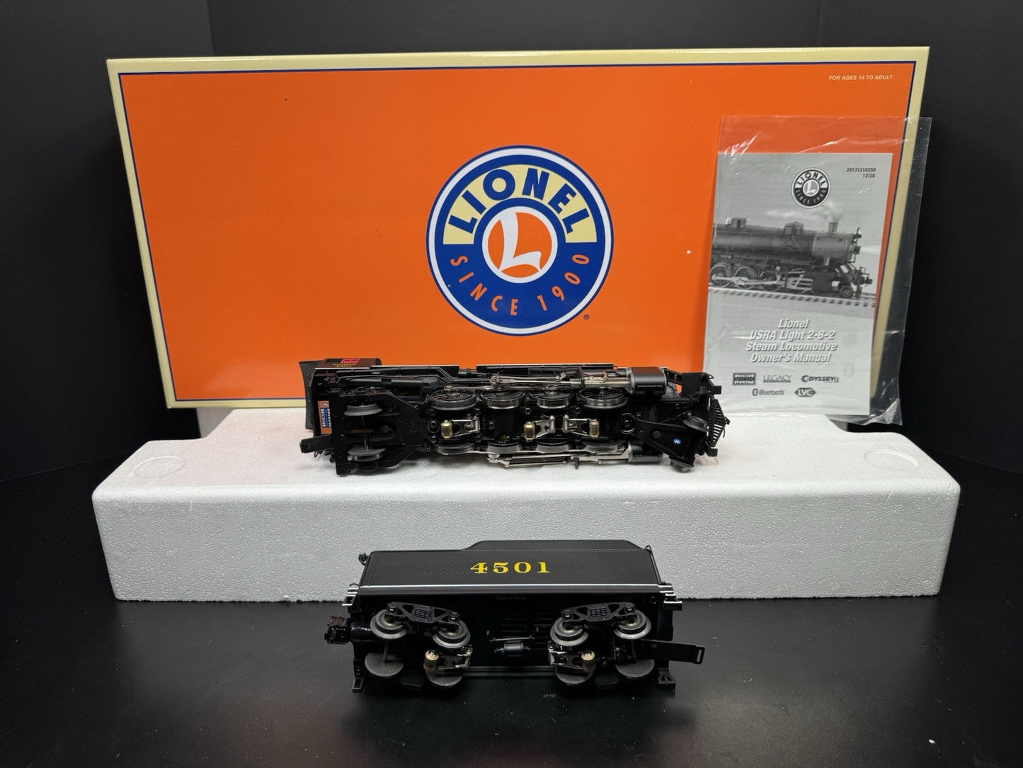 Lionel LEGACY 2131370 Southern USRA Light Mikado 2-8-2 steam engine #4501 LNIB10