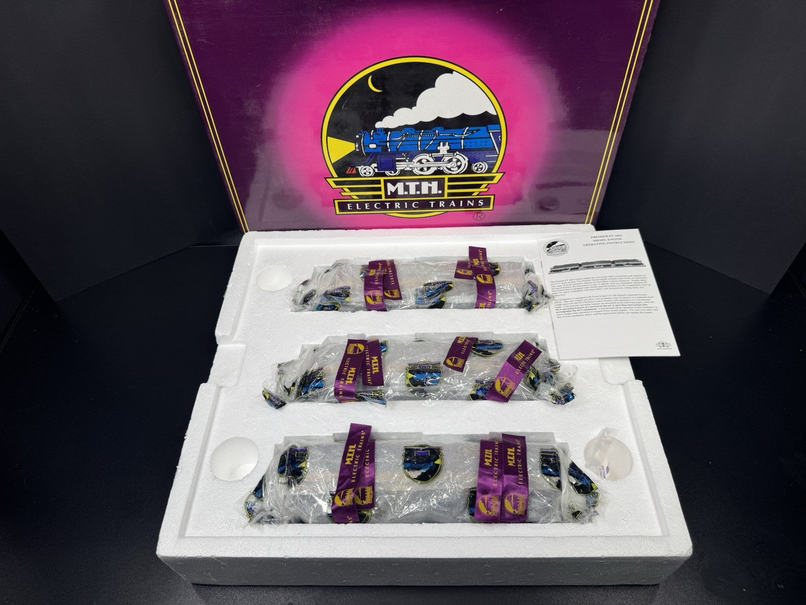 MTH 20-2277-1 Electro Motive Division FT diesel engine ABA set #103 PS2 BCR LNIB11