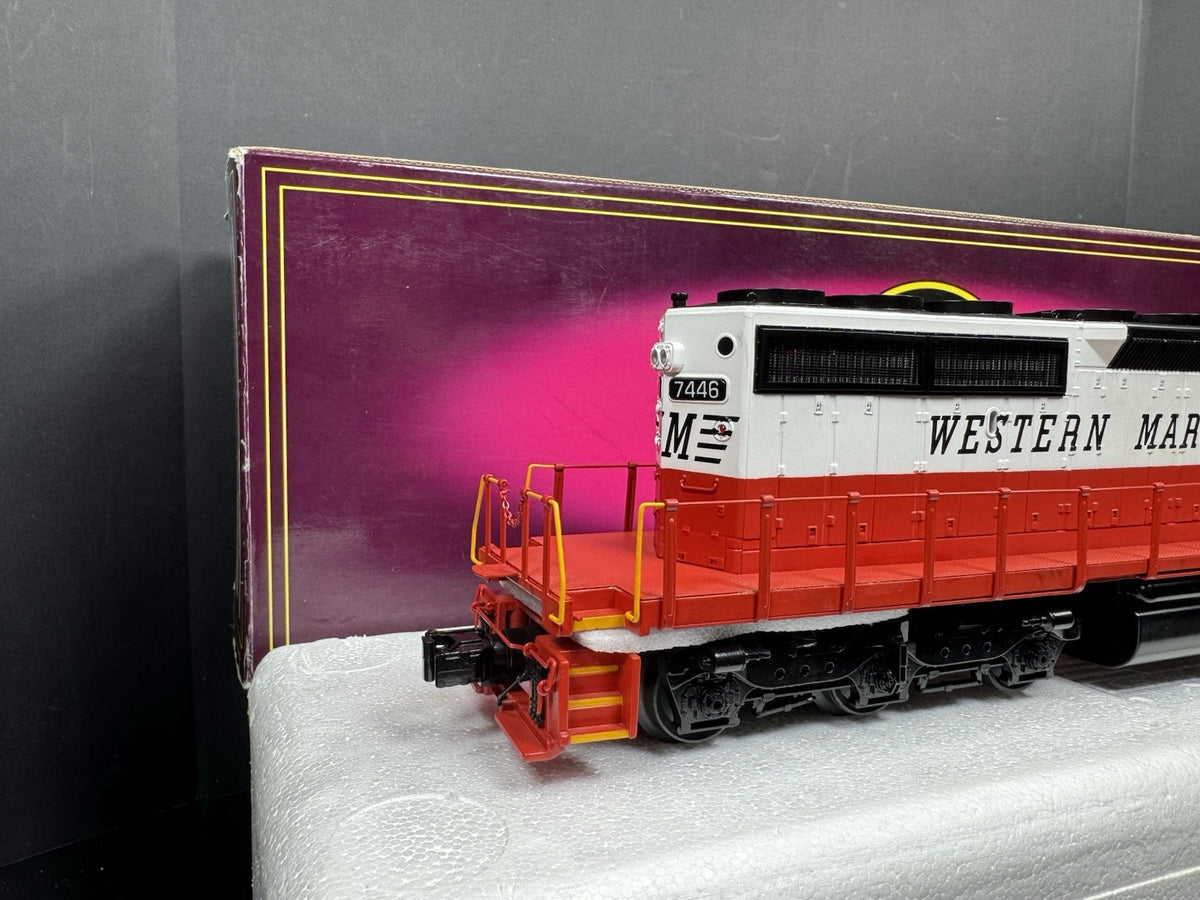MTH 20-2538-1 Western Maryland WM SD40-2 diesel engine #7446 PS2 BCR LNIB6