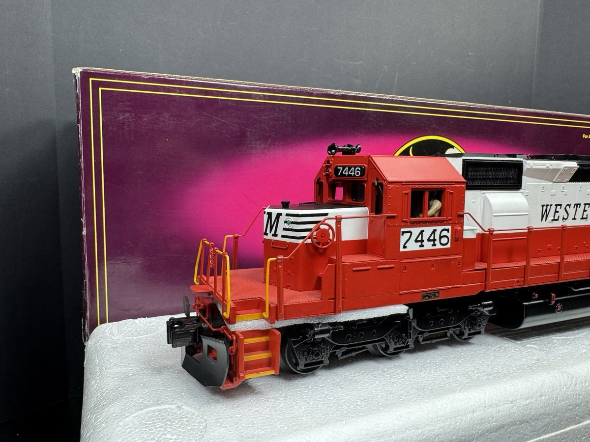 MTH 20-2538-1 Western Maryland WM SD40-2 diesel engine #7446 PS2 BCR LNIB1