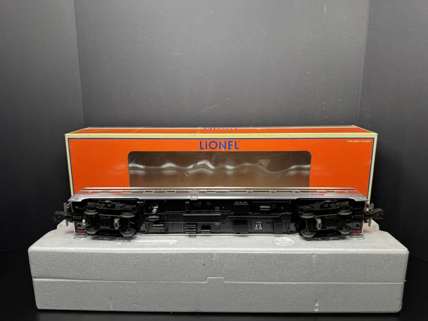 Lionel 6-25458 PRR Congressional 18" aluminum StationSounds diner car #4624 LNIB10