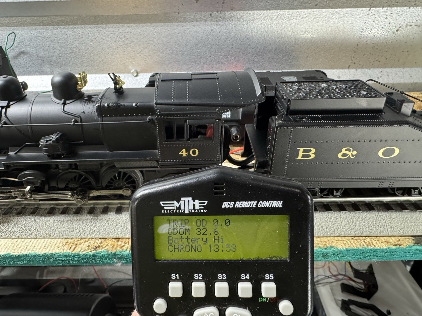 MTH RailKing 30-1346-1 Baltimore & Ohio B&O B-6 steam engine #40 PS2 BCR LNIB13