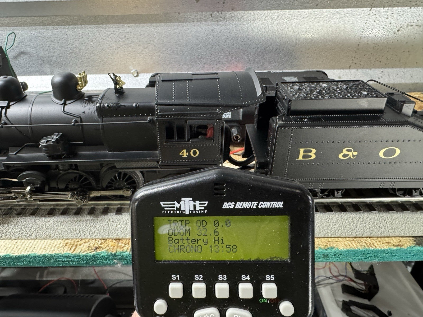 MTH RailKing 30-1346-1 Baltimore & Ohio B&O B-6 steam engine #40 PS2 BCR LNIB13