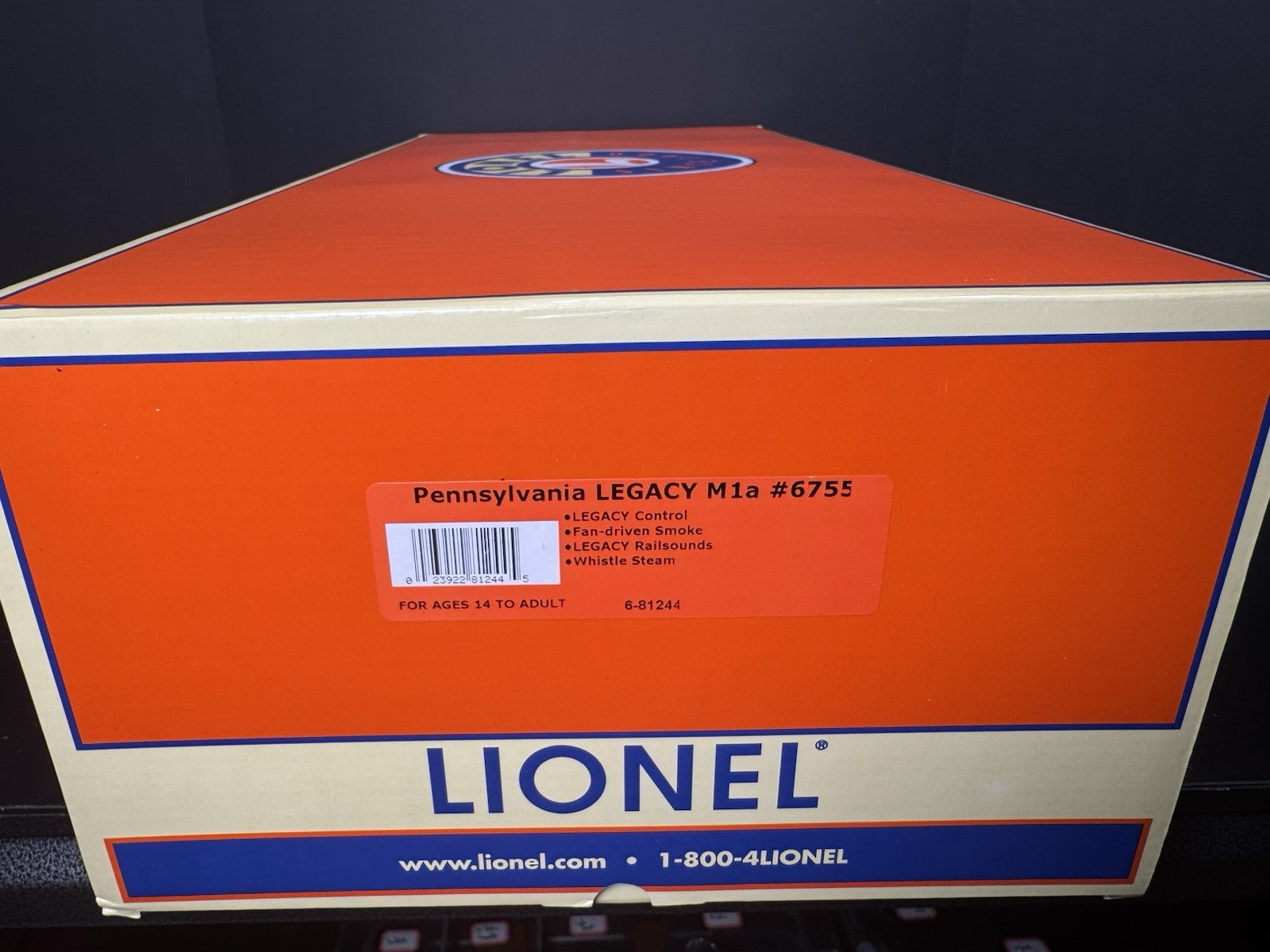 Lionel LEGACY 6-81247 Pennsylvania M1a coal hauler steam set #6755 LNIB15