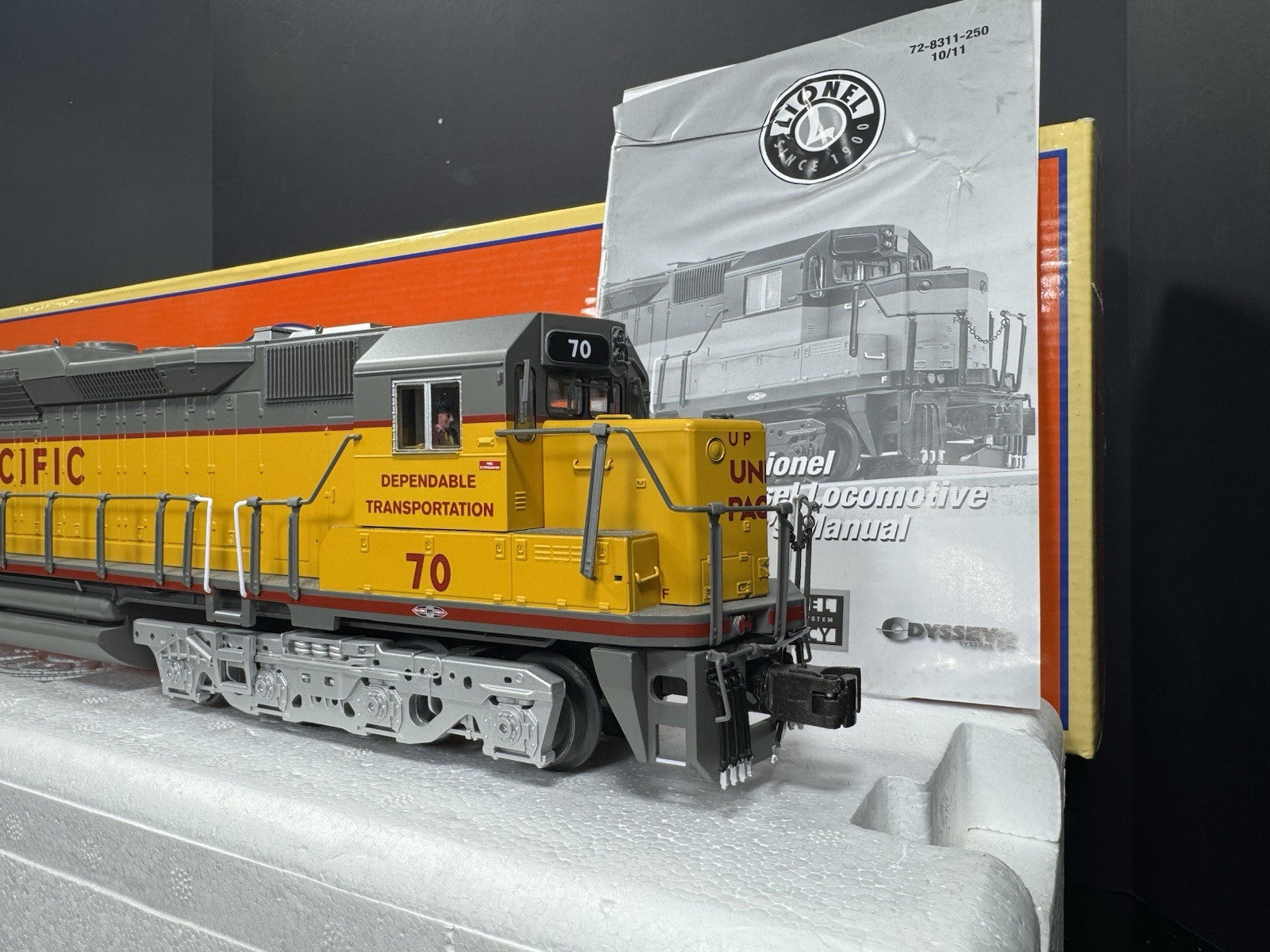 Lionel LEGACY 6-28311 Union Pacific UP DD35A diesel engine #70 LNIB9