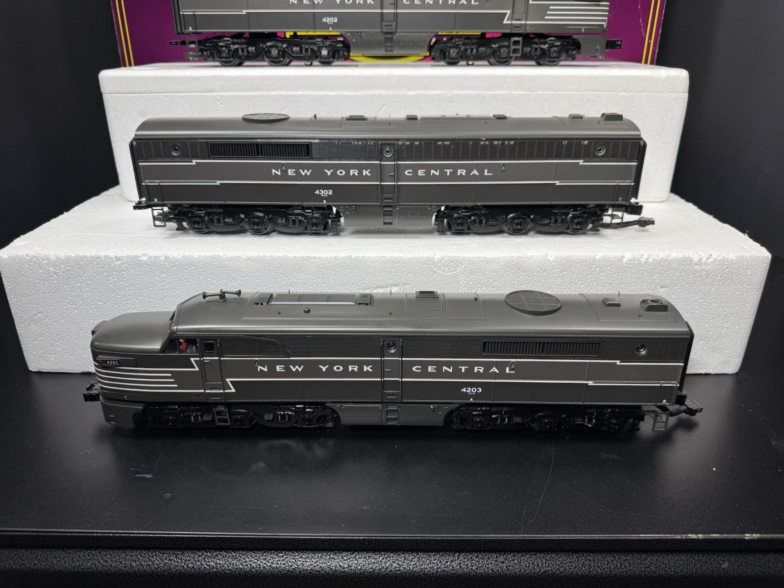 MTH 20-2476-1 New York Central NYC Alco PA diesel engine ABA set PS2 BCR EX10