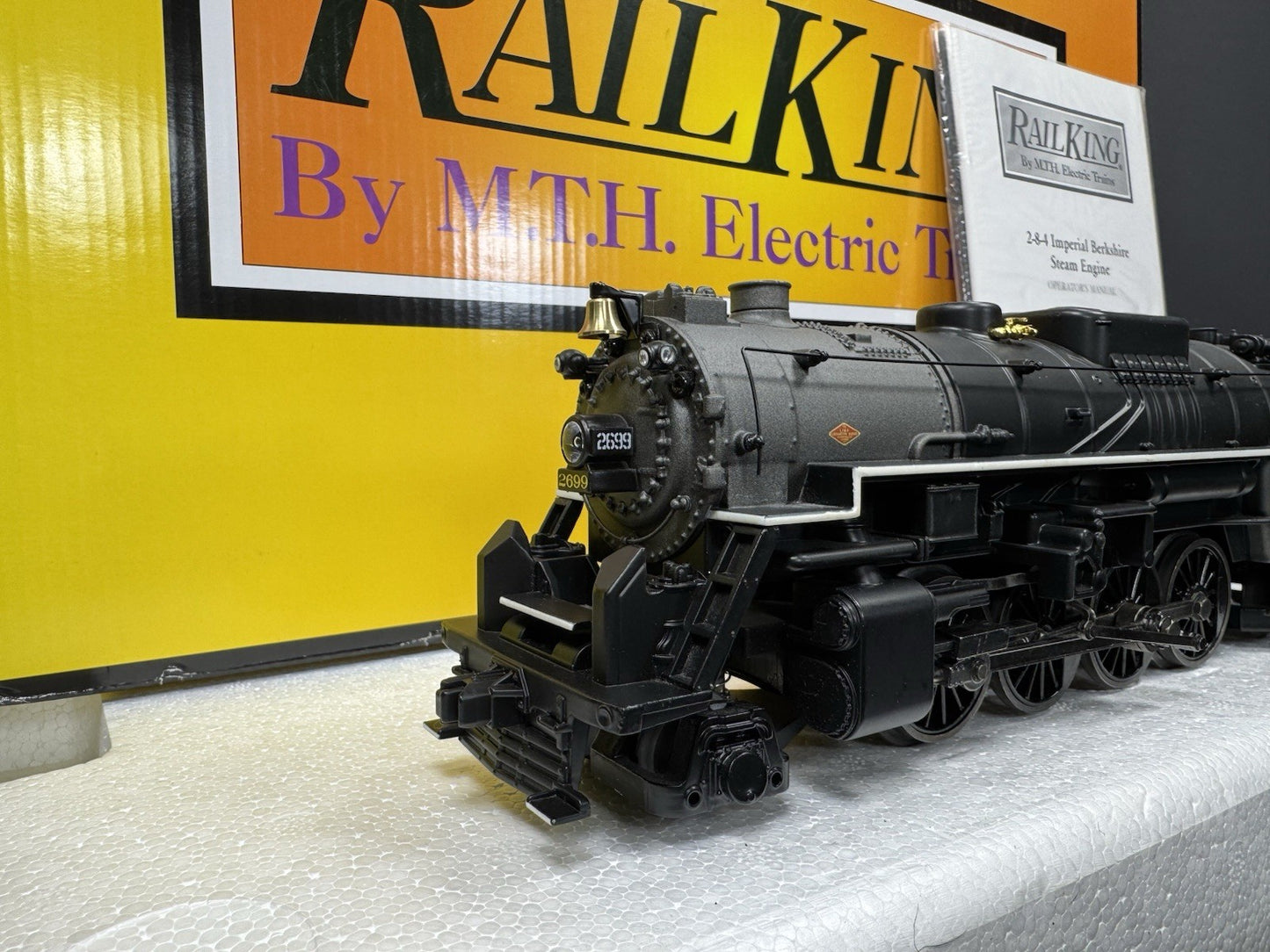 MTH RailKing 30-1764-1 C&O 2-8-4 Berkshire steam engine #2699 PS3 LNIB6