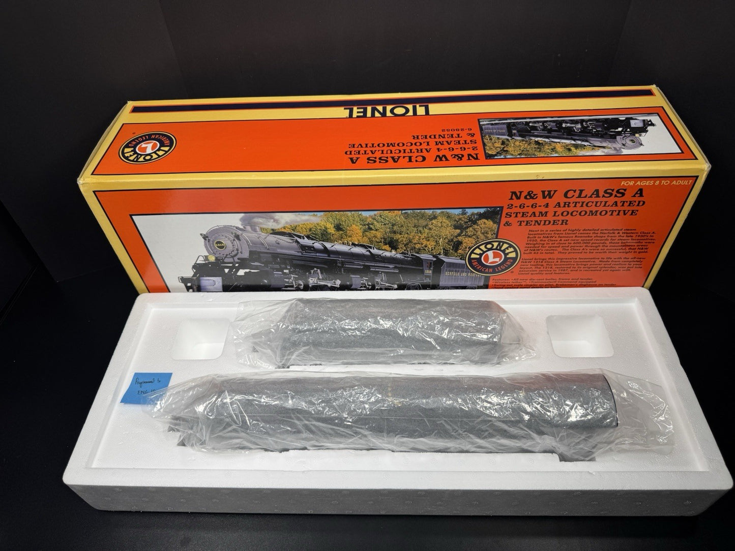 Lionel 6-28052 TMCC Norfolk & Western Class A 2-6-6-4 steam engine #1218 EX13
