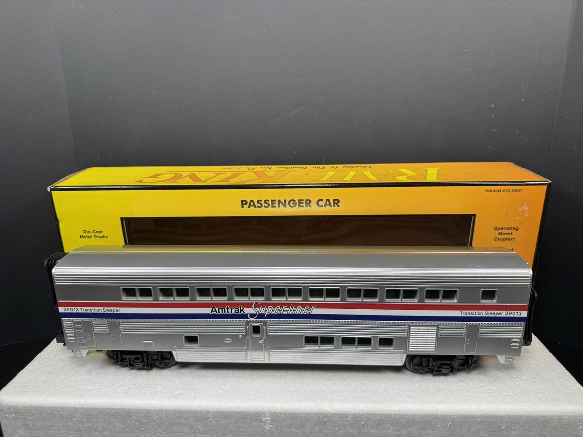 MTH RailKing 30-6503 Amtrak Superliner transitional sleeper car #39013 LNIB6