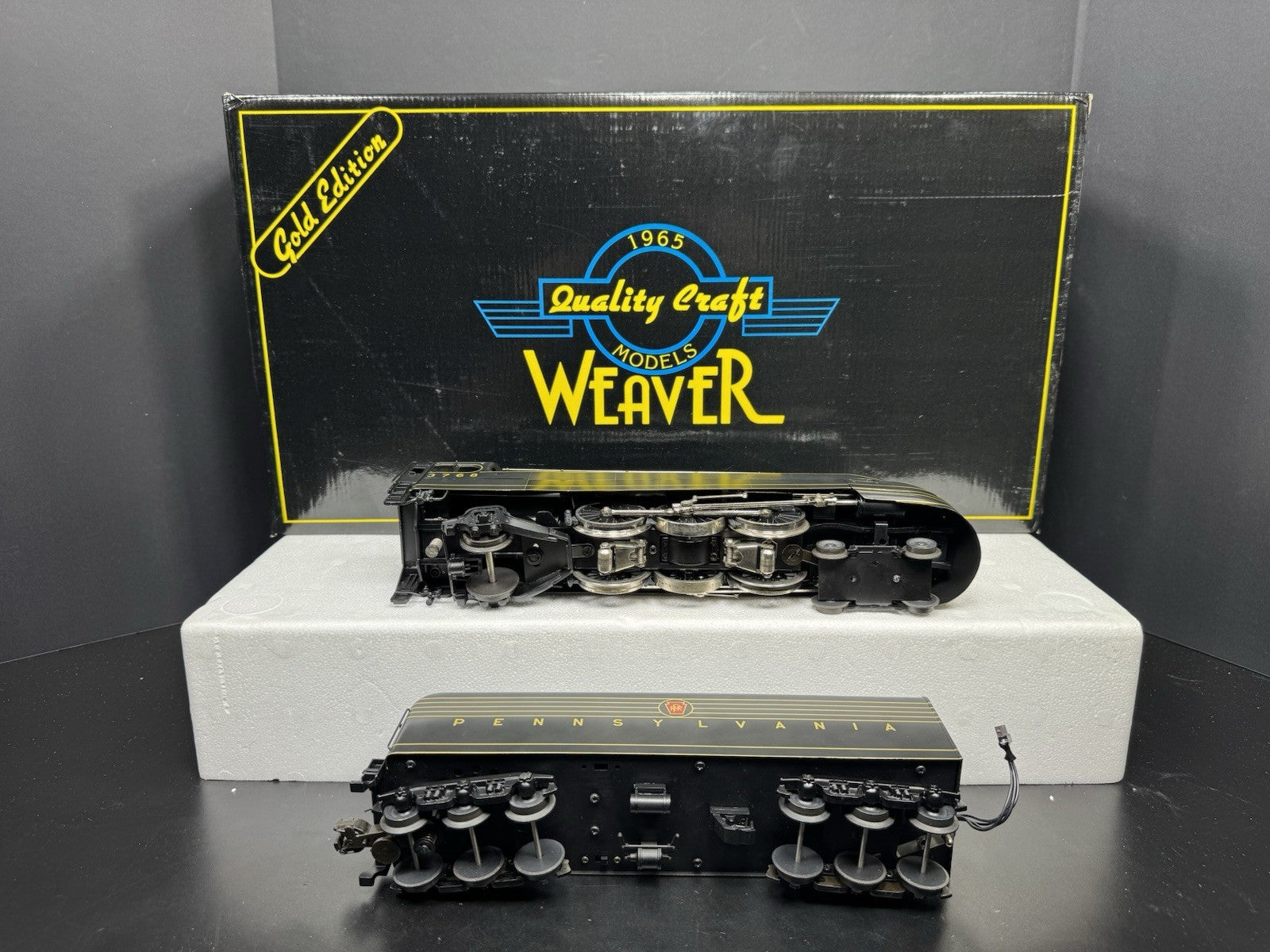 Weaver 3-rail brass Pennsylvania PRR Torpedo 4-6-2 Pacific steam engine #3768 EX10