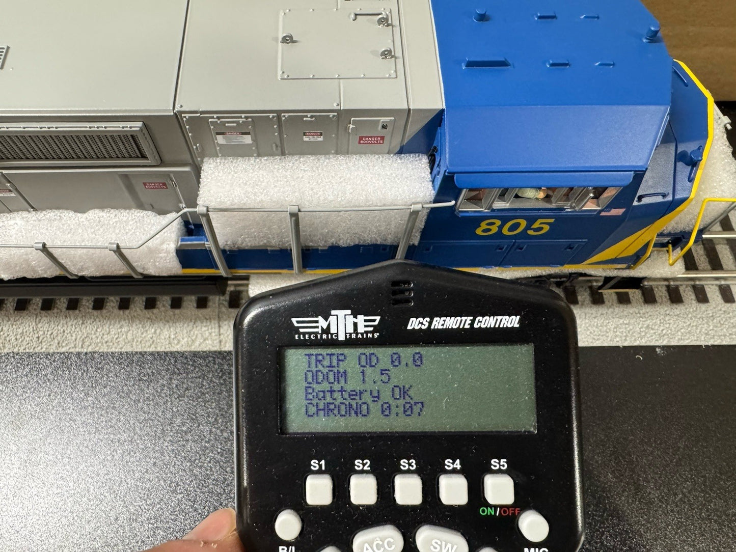 MTH 20-2301-1 CSX SD-80MAC diesel engine #805 PS 2.0 BCR LNIB14