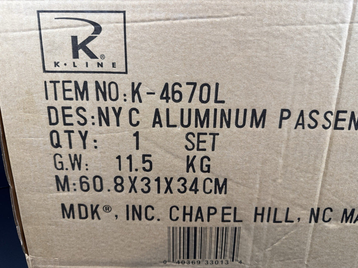 K-Line K-4670L NYC Empire State Express 21" aluminum passenger 6-car set NIB NOS1
