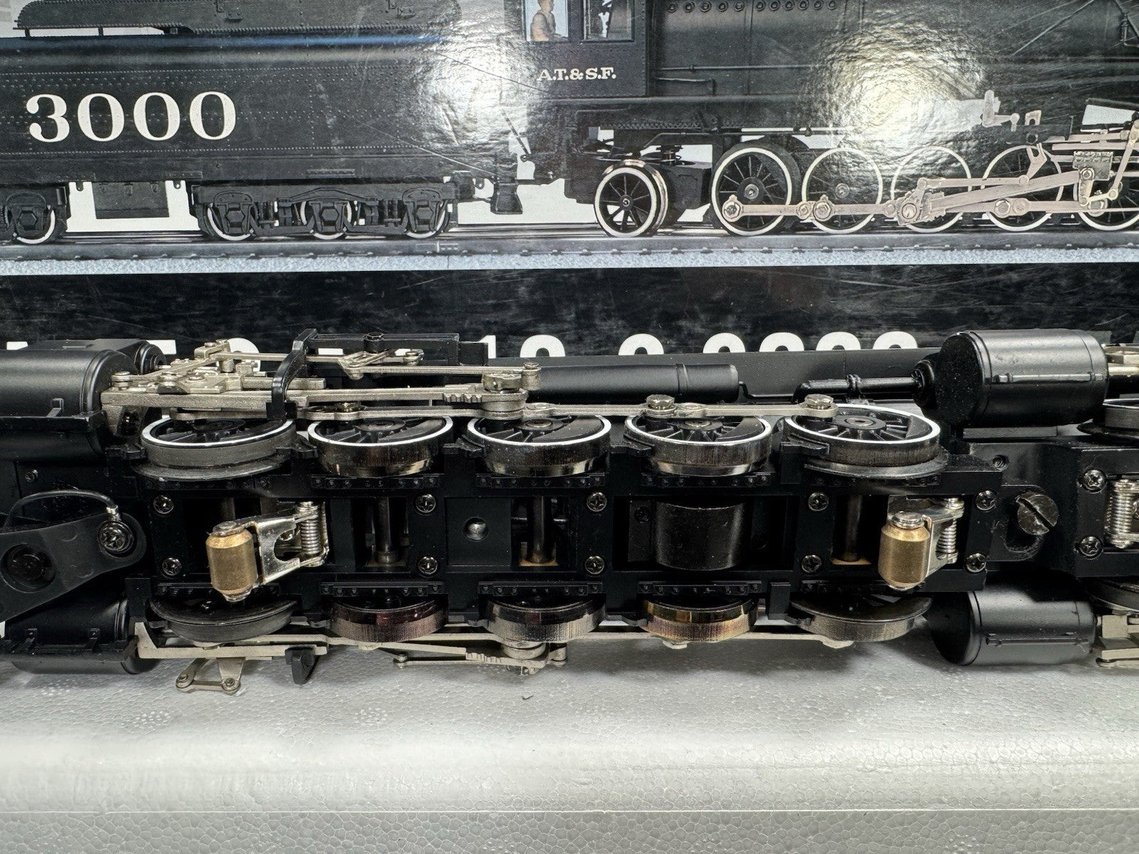 Lionel VISIONLINE 6-11155 Santa Fe 2-10-10-2 steam engine #3000 EX13