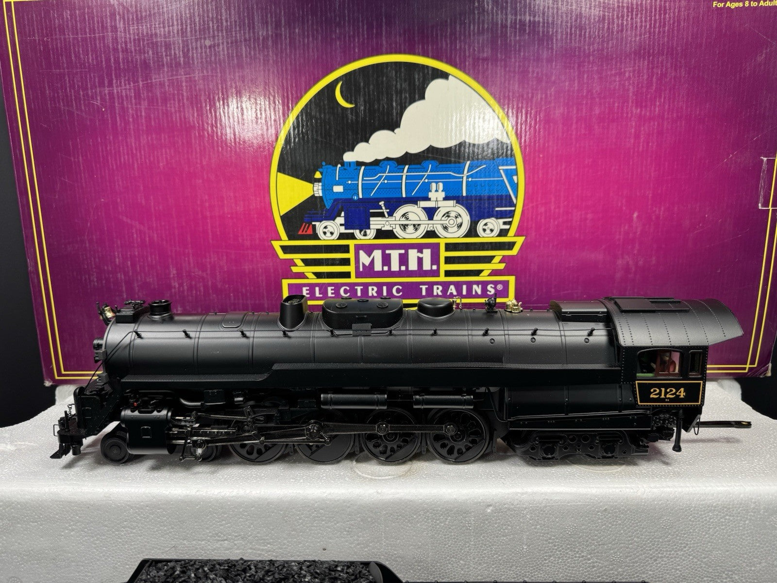 MTH 20-3130-1 Reading 4-8-4 T-1 steam engine #2124 PS2 BCR LNIB7