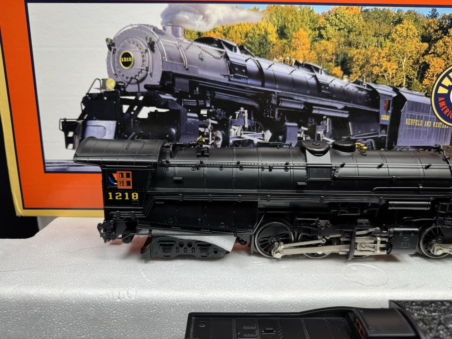 Lionel 6-28052 TMCC Norfolk & Western Class A 2-6-6-4 steam engine #1218 EX3
