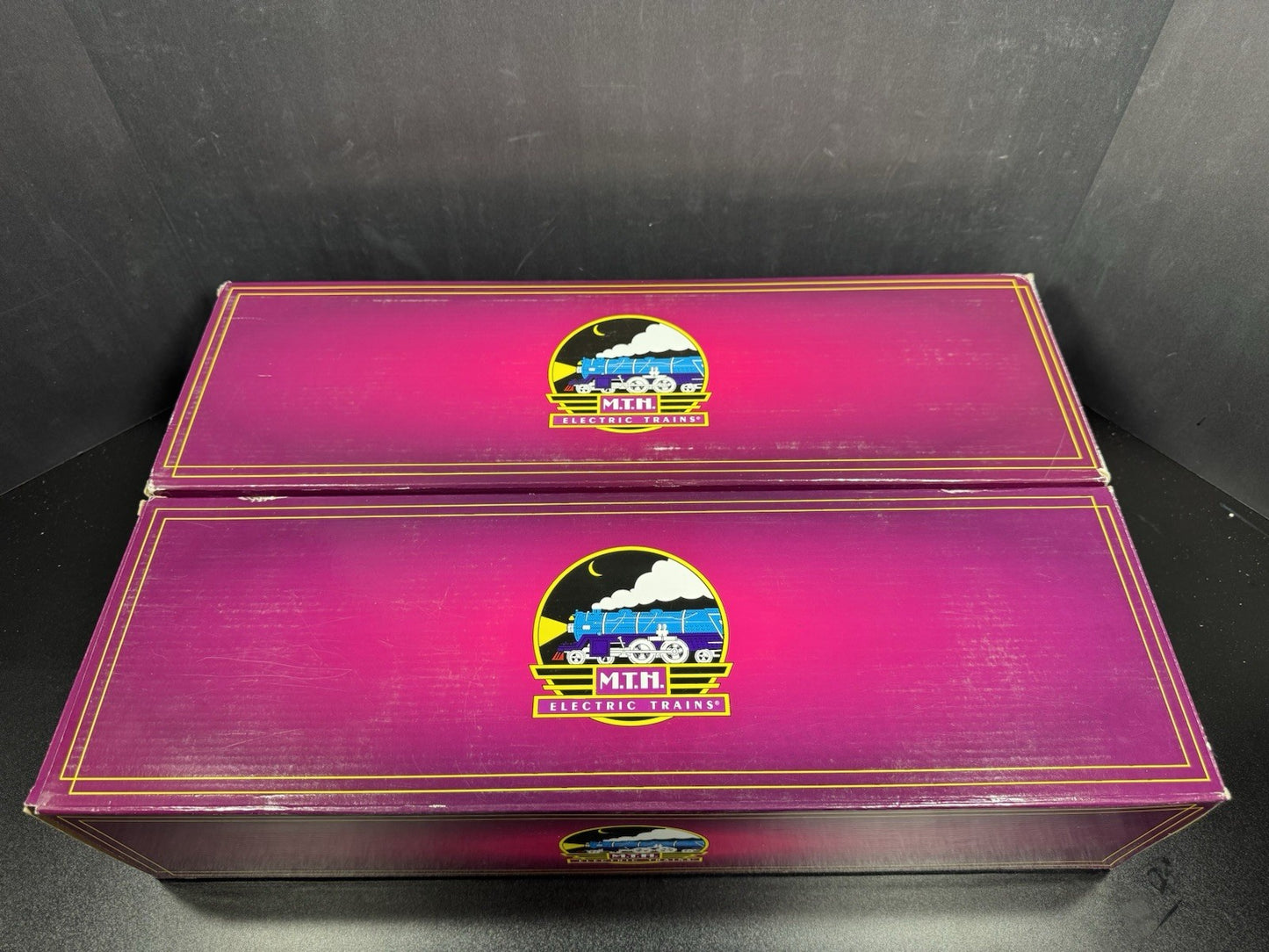 MTH 20-21459-1 & 20-21460-3 Erie F-3 diesel engine AB set #708 PS3 LNIB12