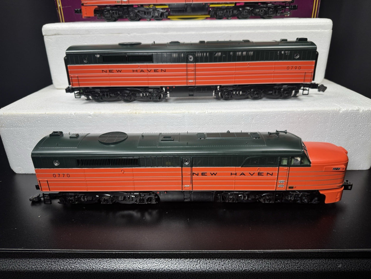 MTH 20-2635-1 New Haven NH Alco PA diesel engine ABA set #0767 PS2 BCR EX4