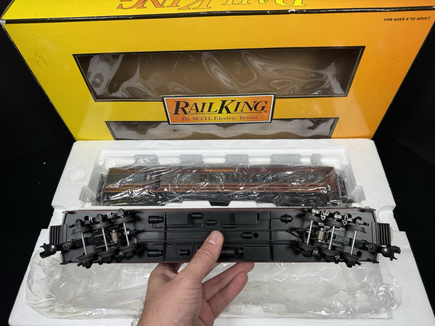 MTH RailKing 30-69023 NYO&W 60' Madison combine / diner 2-car set LNIB3