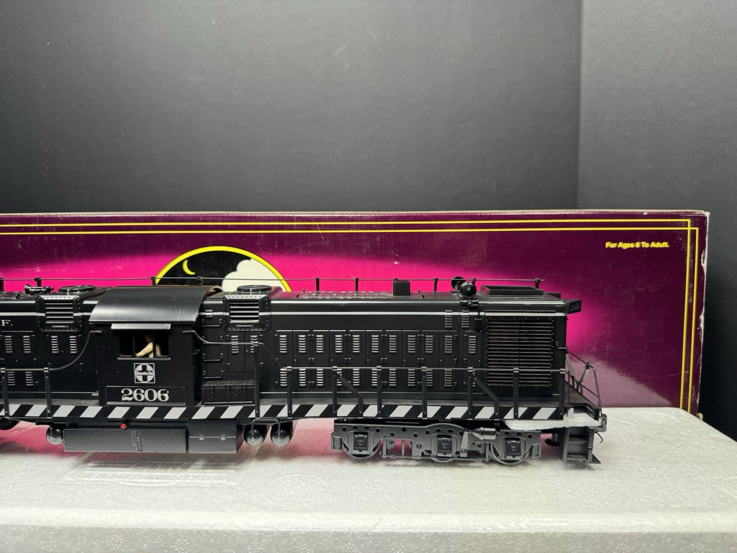 MTH 20-2427-3 Santa Fe 2500 HP transfer nonpowered diesel engine #2606 EX3