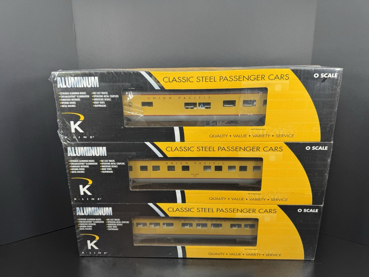 K-Line K-4690C UP City of Los Angeles 21" aluminum passenger 3-car set NIB NOS0