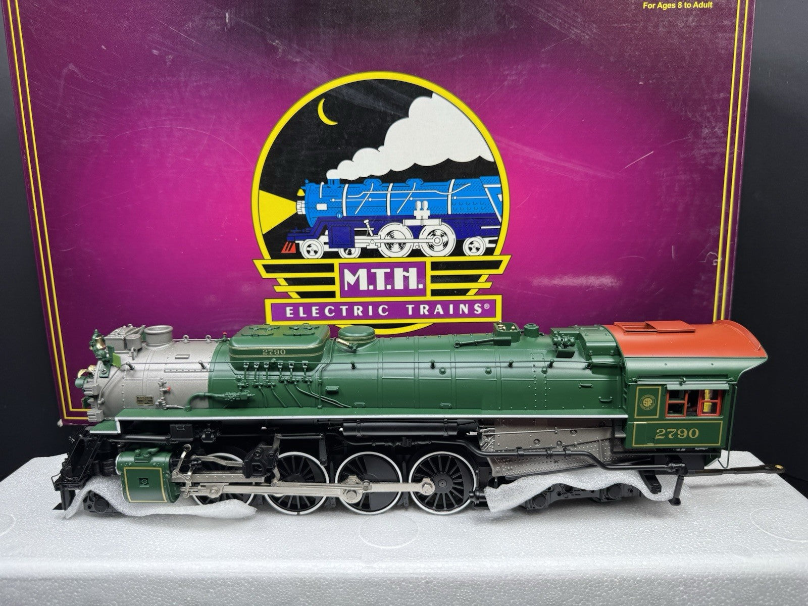 MTH 20-3189-1 Southern 2-8-4 K-4 Kanawha steam engine #2790 PS2 BCR NIB2