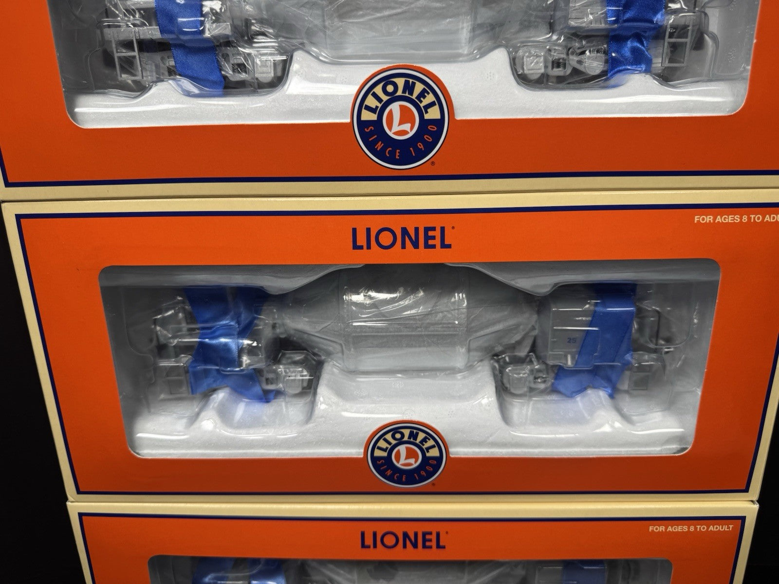 Lionel 6-29469 U.S. Steel hot metal car w flickering load 3-pack NIB2