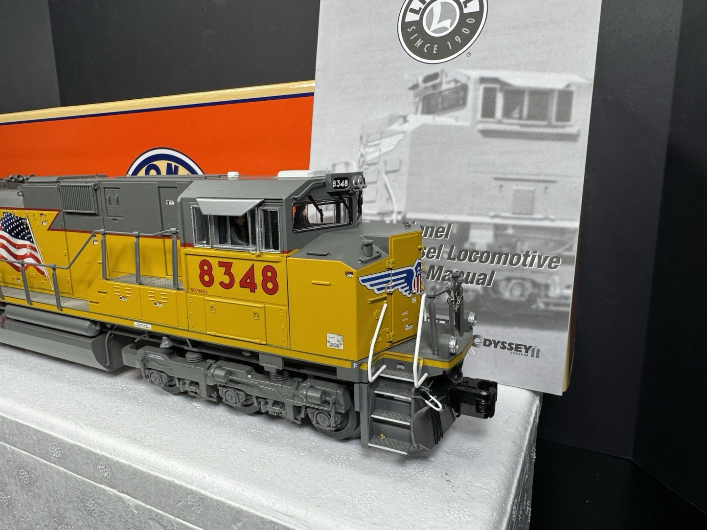 Lionel LEGACY 6-28264 Union Pacific UP flag SD70ACe diesel engine #8348 EX9