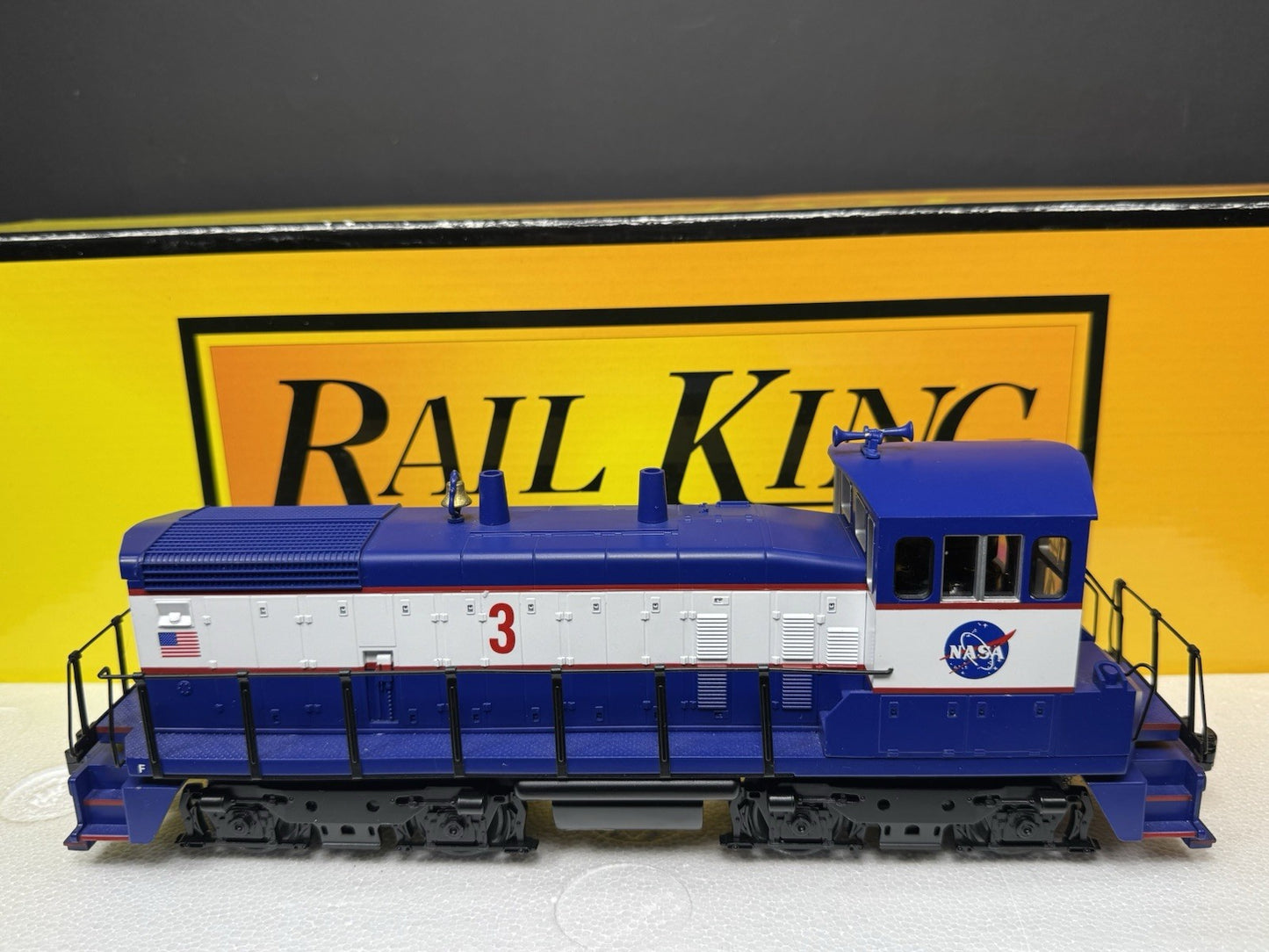 MTH RailKing 30-20071-1 NASA SW1500 diesel switcher engine #3 PS3 LNIB HTF2