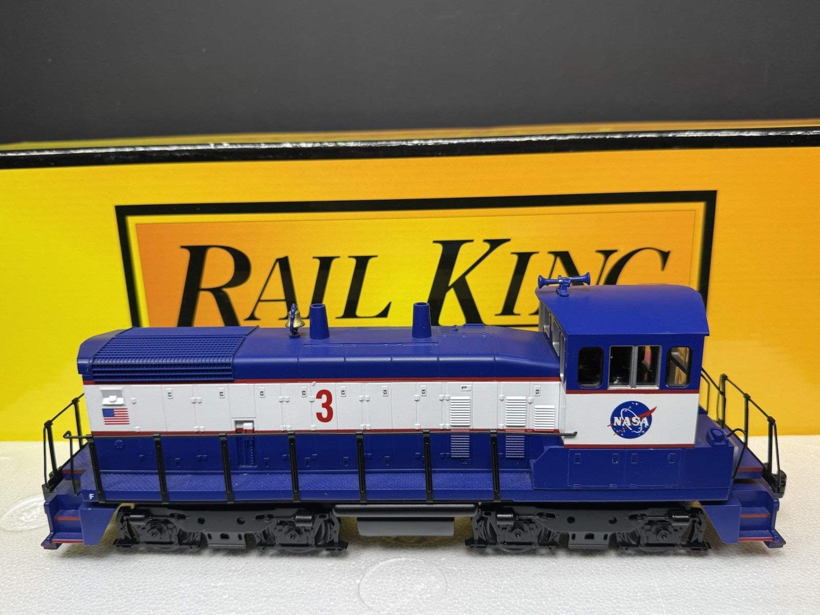 MTH RailKing 30-20071-1 NASA SW1500 diesel switcher engine #3 PS3 LNIB HTF2