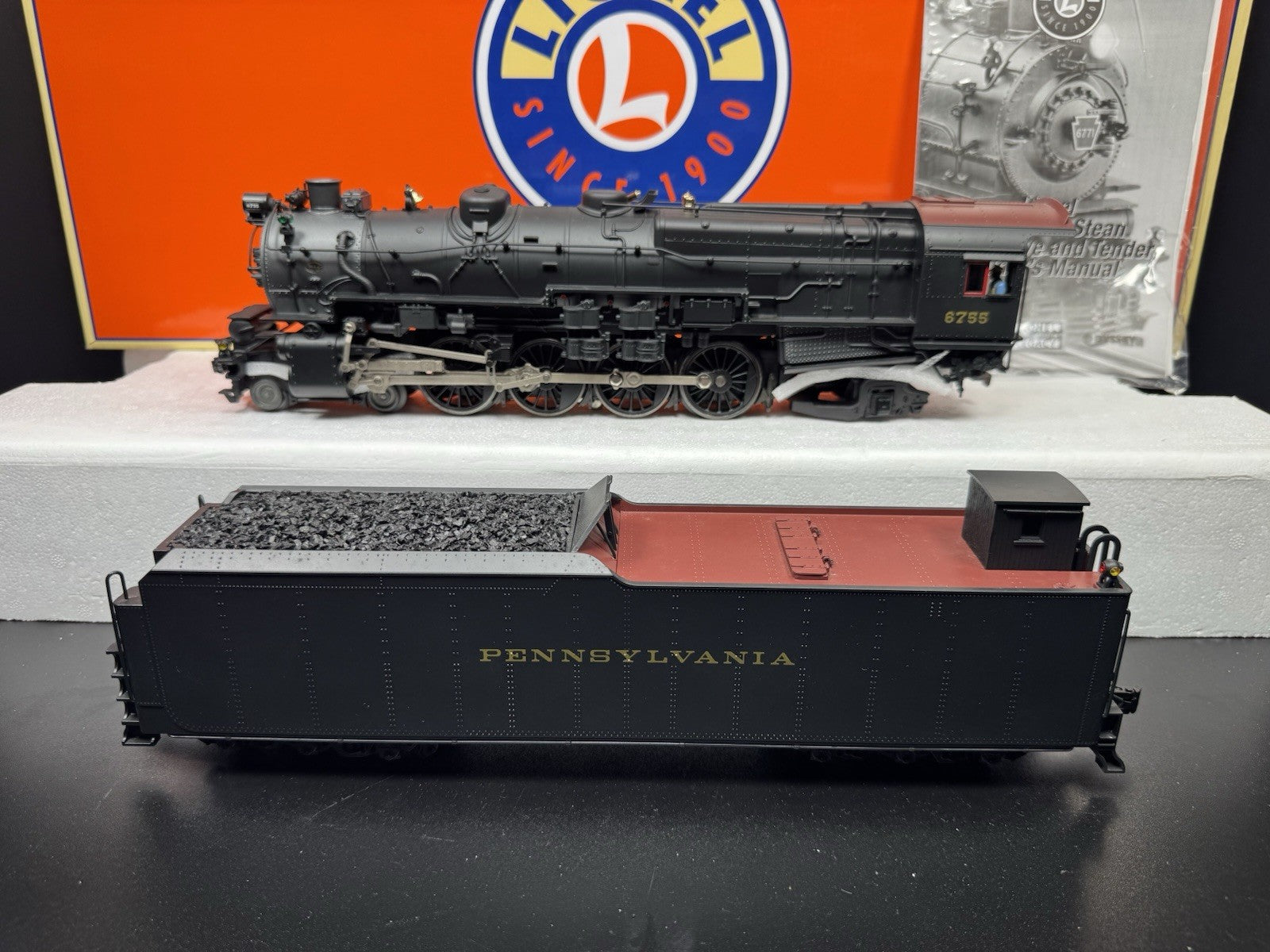 Lionel LEGACY 6-81247 Pennsylvania M1a coal hauler steam set #6755 LNIB6